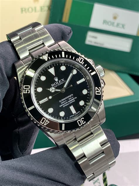 rolex 114060 weight|Rolex submariner without date.